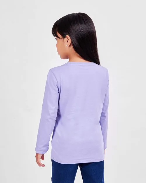 Polo Niña Mariamanda Lila Lavanda