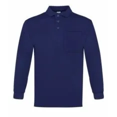 POLO TRABAJO XL BOLSILLO ALG/POLI/COOL M/LARGA AZ/MAR 101 VE POLOCM/101AMXL