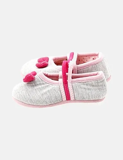 Primark Zapato gris detalle lazo