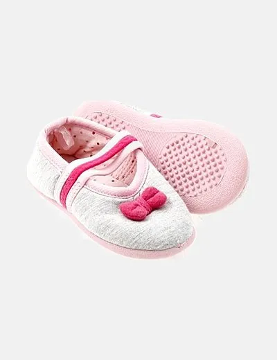 Primark Zapato gris detalle lazo