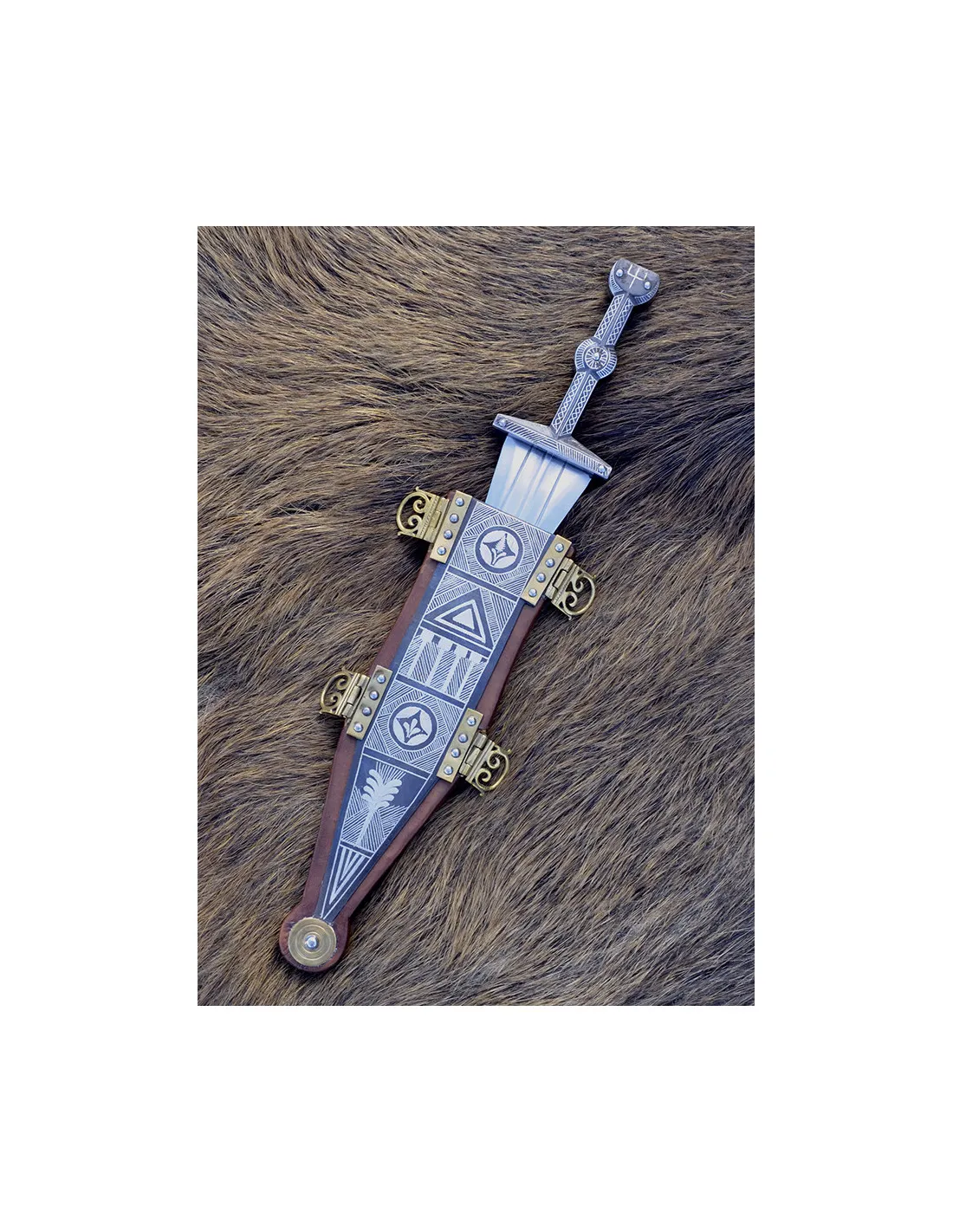 Pugio de Vindonissa con incrustaciones de plata