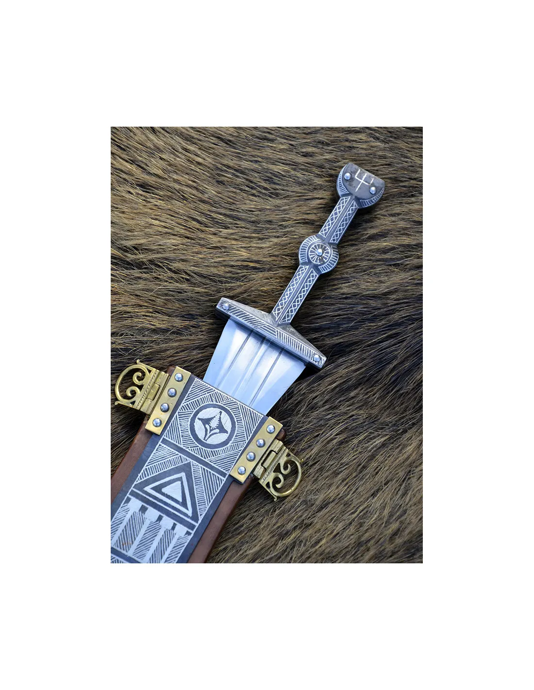 Pugio de Vindonissa con incrustaciones de plata