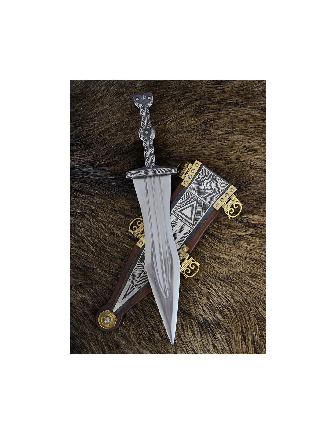 Pugio de Vindonissa con incrustaciones de plata