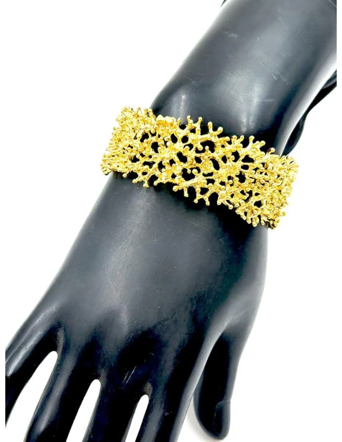 PULSERAS ANCHAS DORADAS IDEAL FONDO DE ARMARIO PARA EVENTOS