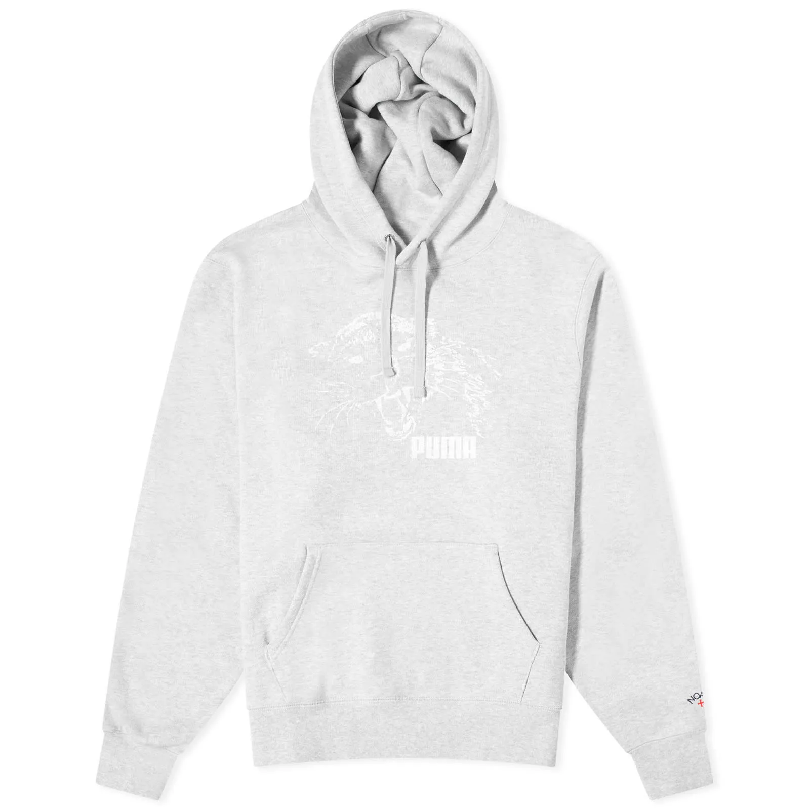 Puma Men's x NOAH Graphic Hoodie Light Gray Heather