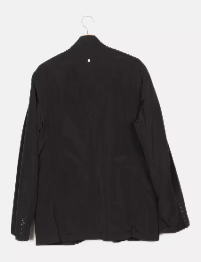 Purificación García Chaqueta fina negra