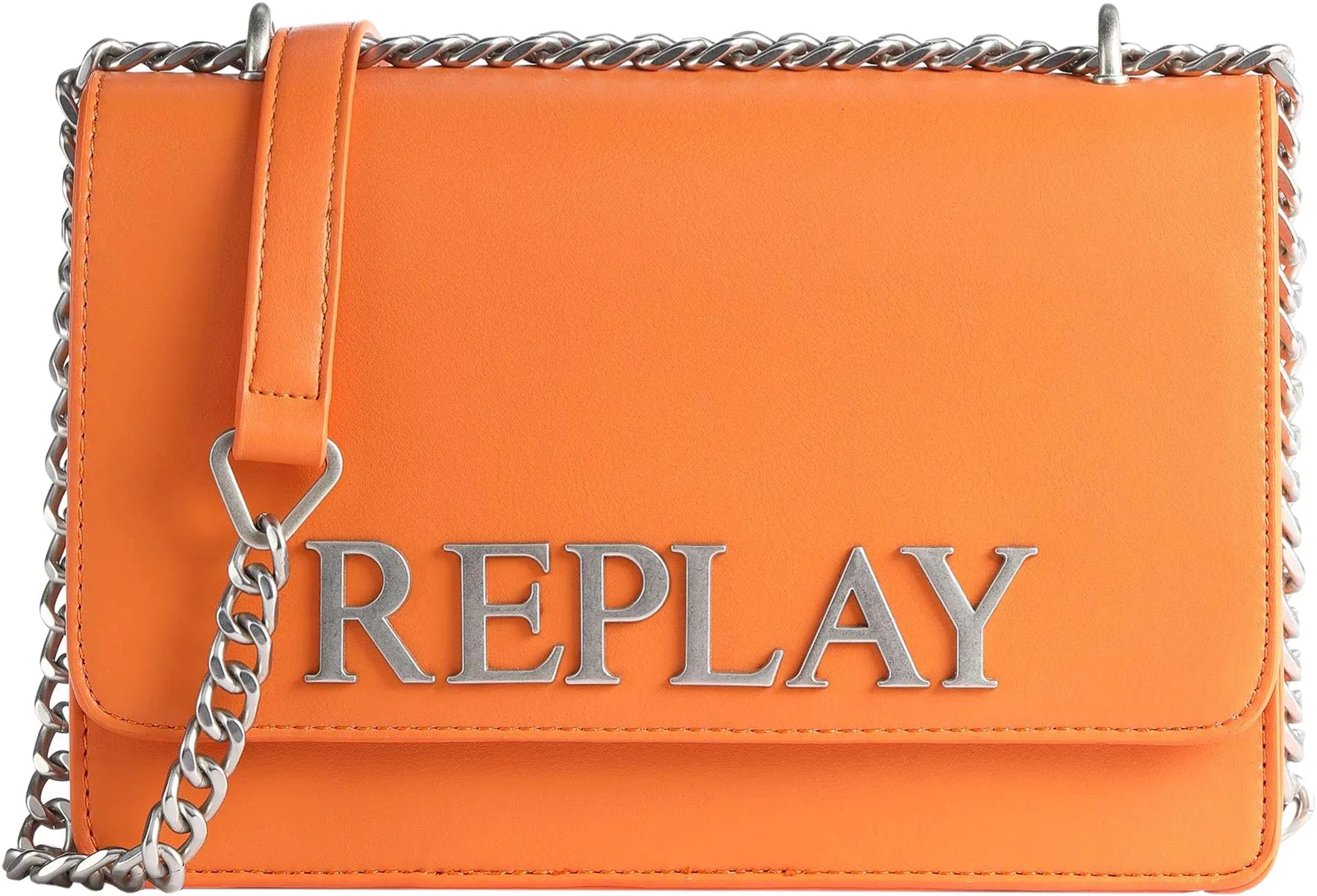 Replay FW3000 Bolso cruzado con estrellas para mujer en naranja