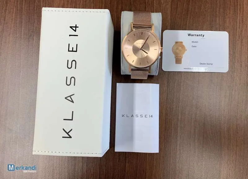 Reposte el reloj de diseño de clase 14 en una caja de regalo NUEVO y OVP.