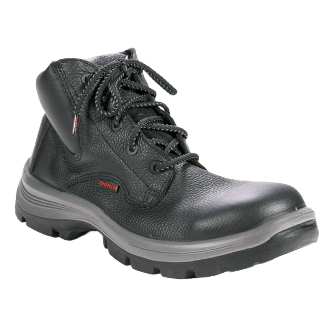 Rhino 66094 talla 42 zapato de cuero media bota dielectrico negro punta carbono