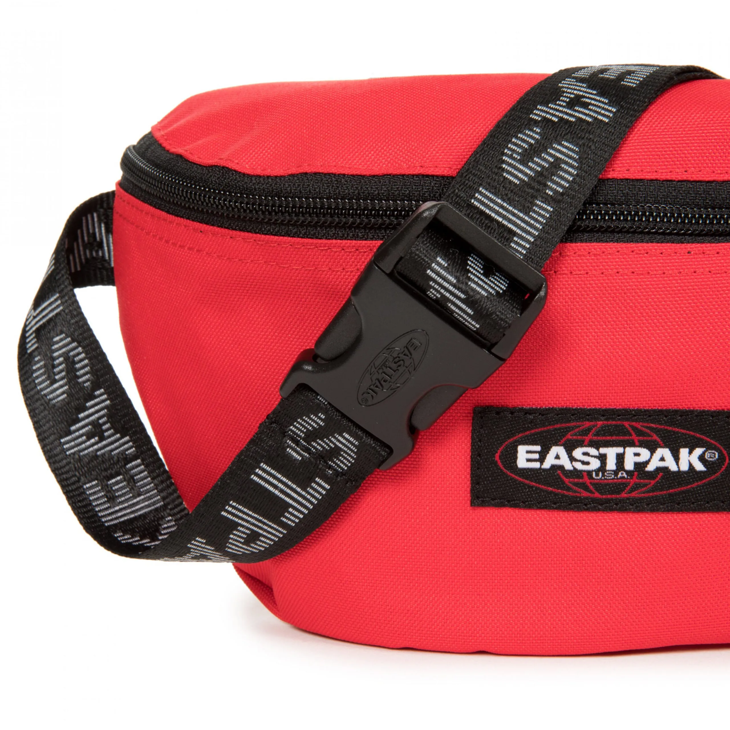 Riñonera Springer Eastpak  EK074A15 Bold Webbed roja con logo tiras