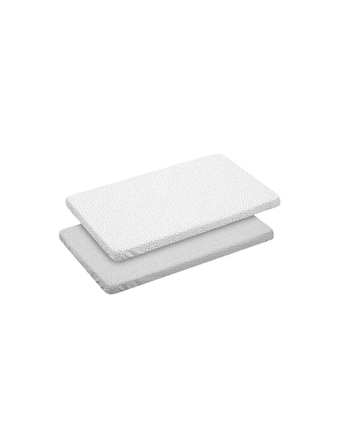 Sabana bajeras pack 2 minicuna Liberty Gris de Cambrass