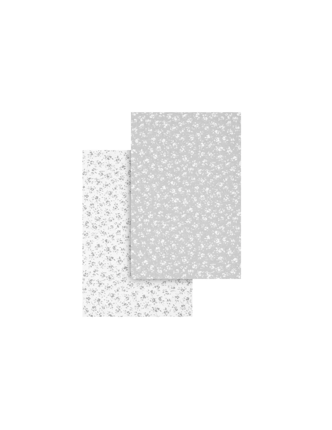 Sabana bajeras pack 2 minicuna Liberty Gris de Cambrass