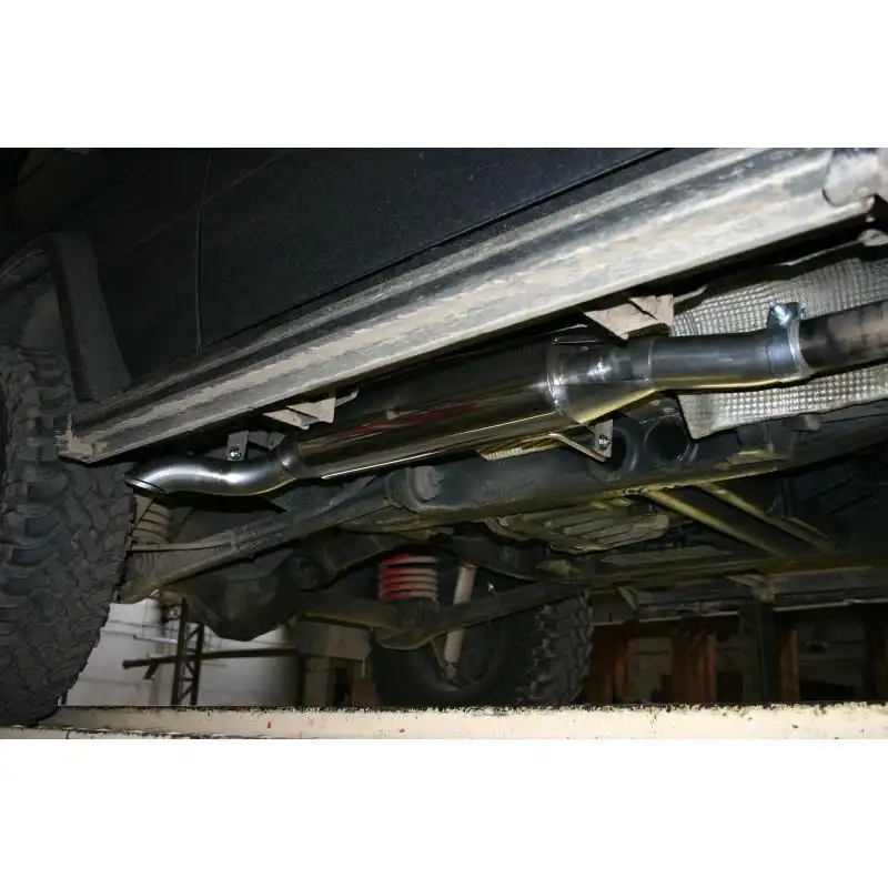 SALIDA LATERAL DESPUéS DEL TUBO PRIMARIO, MERCEDES CLASE G W463 350GD, 3.5L TD, CHASIS CORTO, 19921