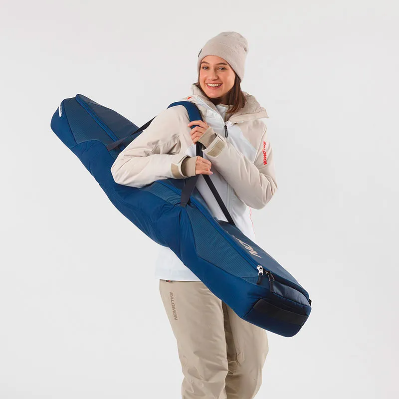 salomon SKITRIP 1 PAIR PADDED 195 NAVY PEONY/NIG