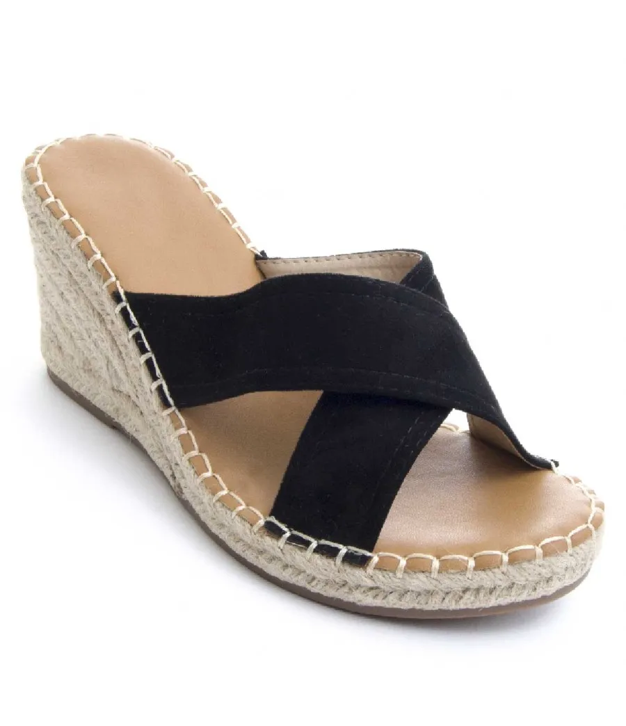 Sandalia Cómoda Para Mujer.  Montevita  Wedsun2  83234 Negro