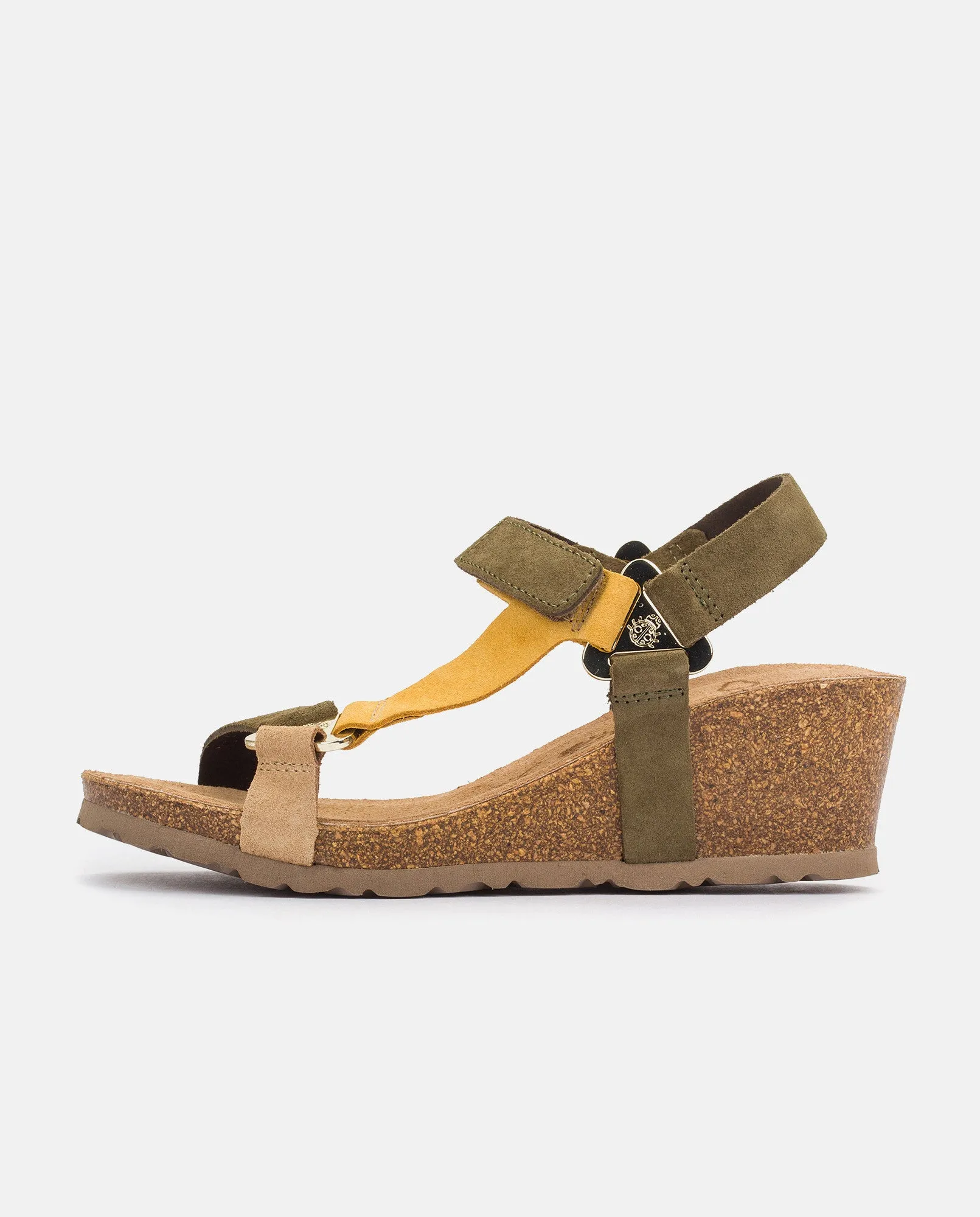 Sandalia de cuña Cadiz 139 verde