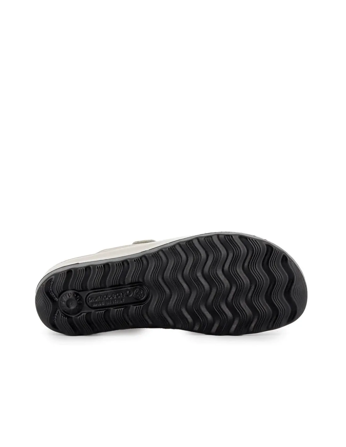 Sandalia de diario cuña textil velcro mujer marfil FLY FLOT