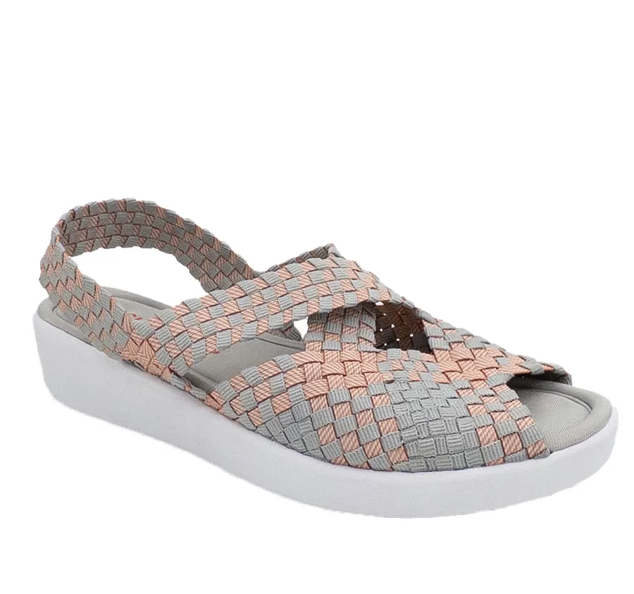 SANDALIA DOCTOR CUTILLAS 13410 VERANO DE MUJER TRENZADO SUPERELASTICO NUDE Y PLANTILLA MEMORY FOAM SUPERCOMODA 28247