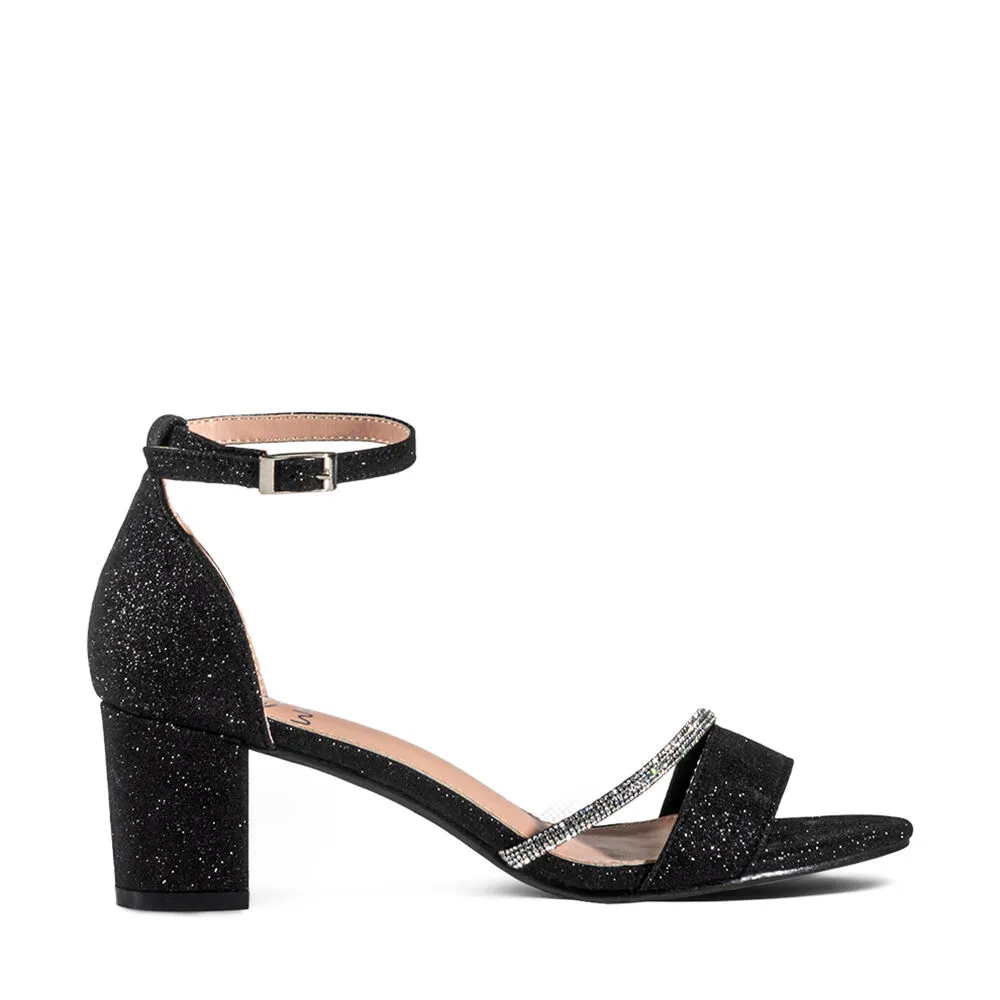 Sandalia Taco Negro Fiesta You132 Weide