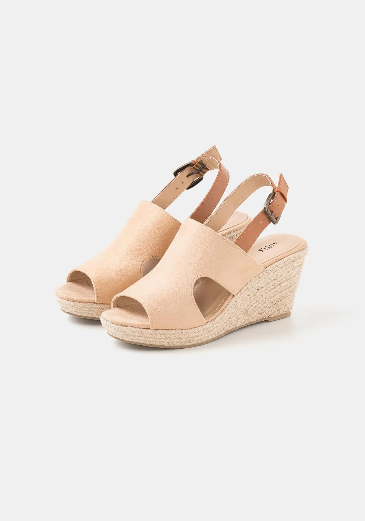 Sandalias con tira cierre hebilla sostenible de Mujer TEX