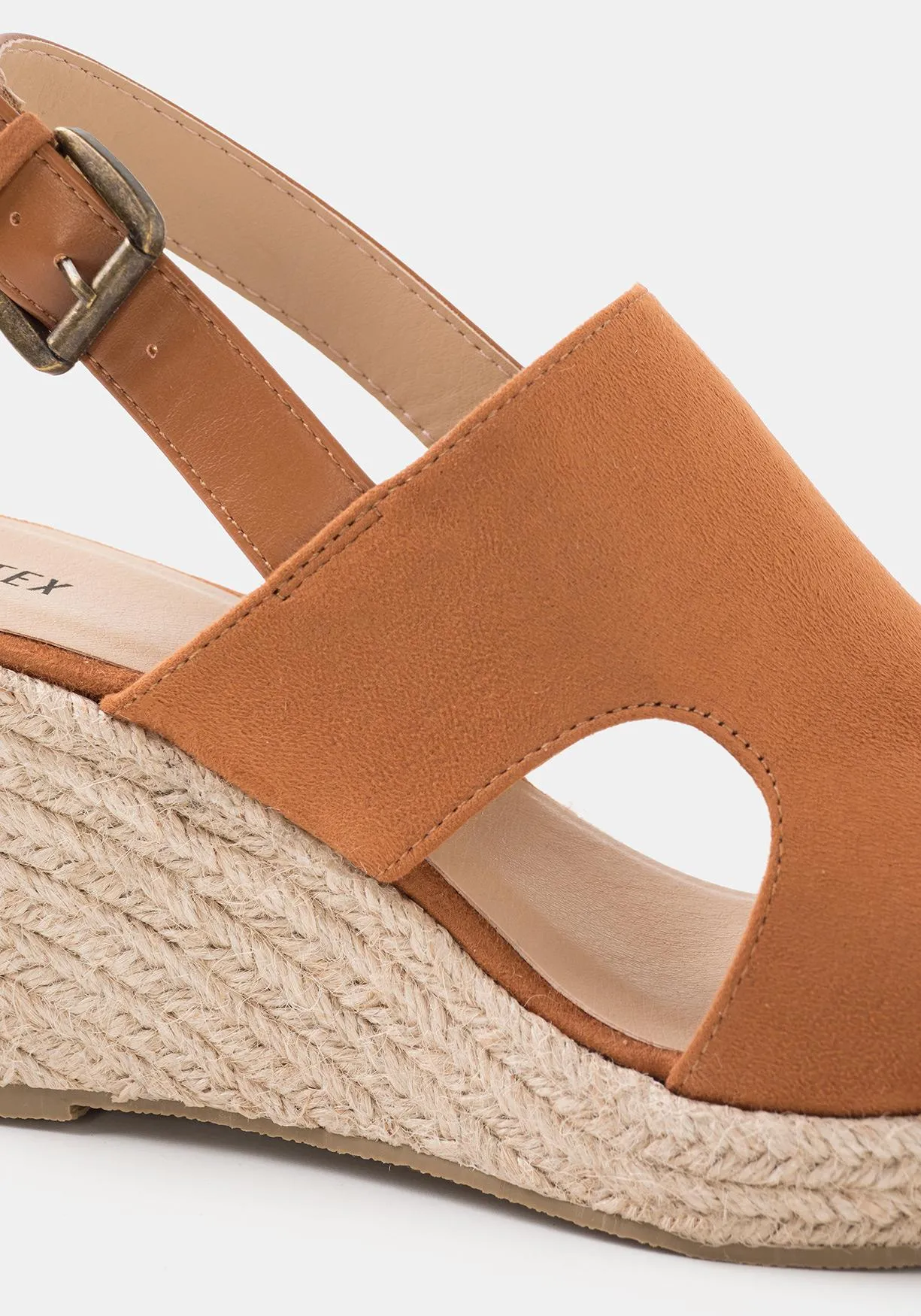 Sandalias con tira cierre hebilla sostenible de Mujer TEX