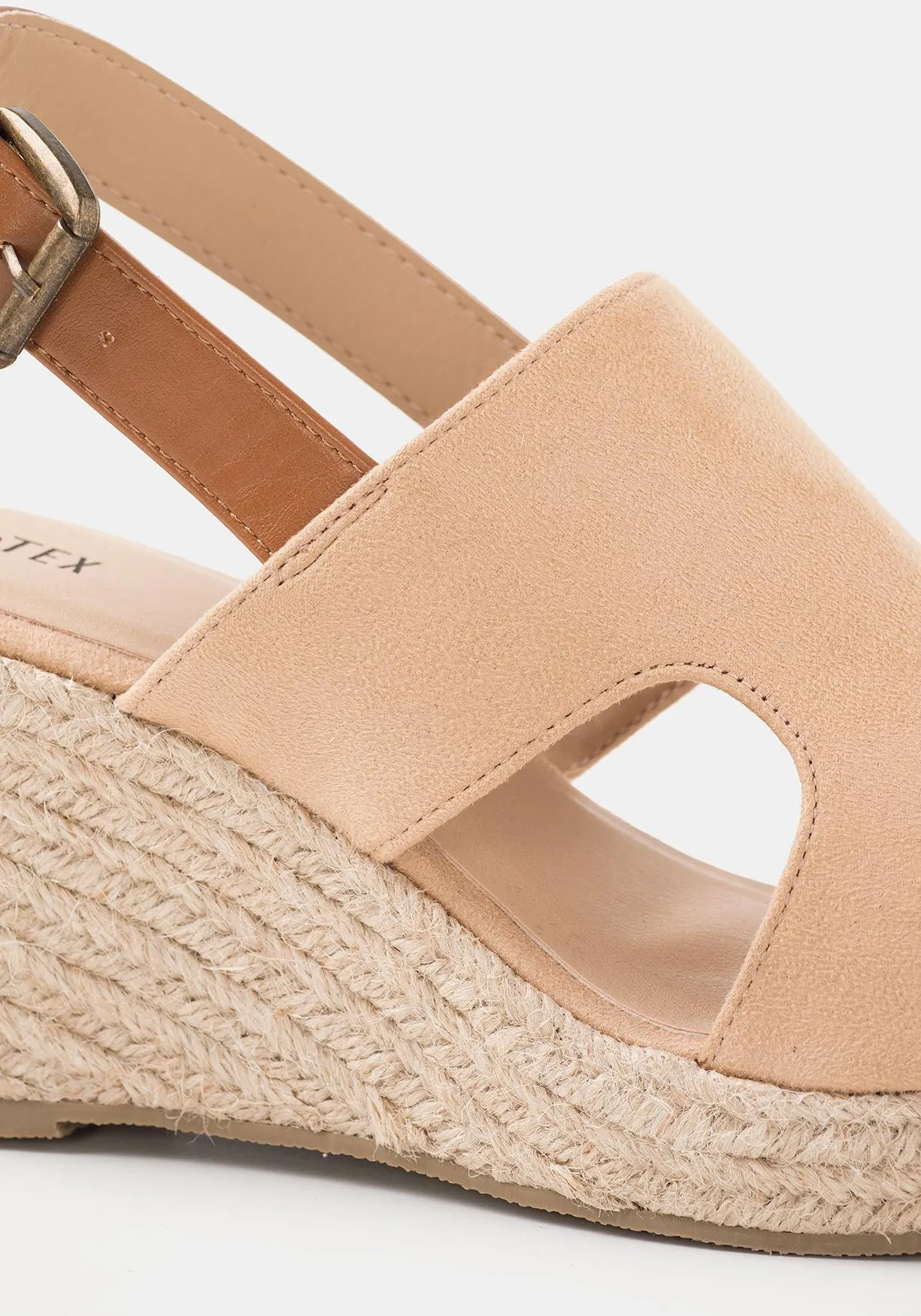 Sandalias con tira cierre hebilla sostenible de Mujer TEX