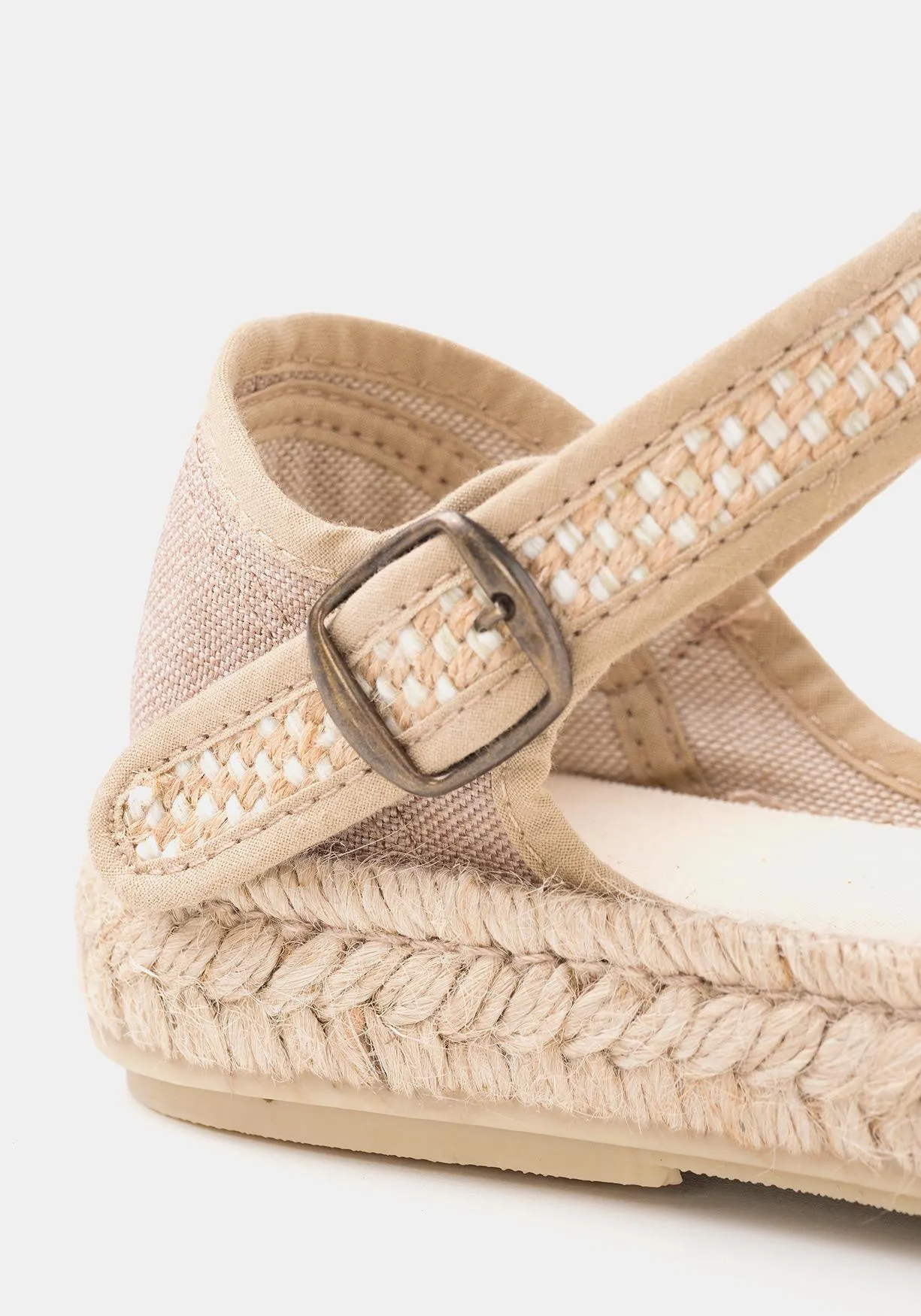 Sandalias con tira hebilla y suela sostenible de Mujer TEX