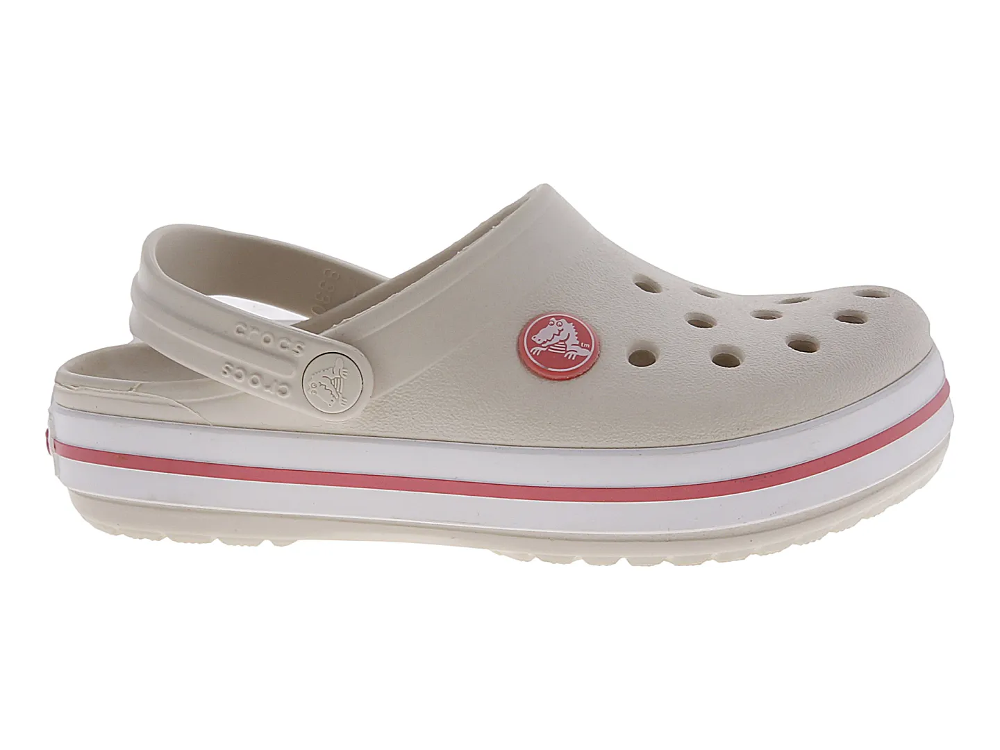 Sandalias Crocs Crocband Gris Para Niña