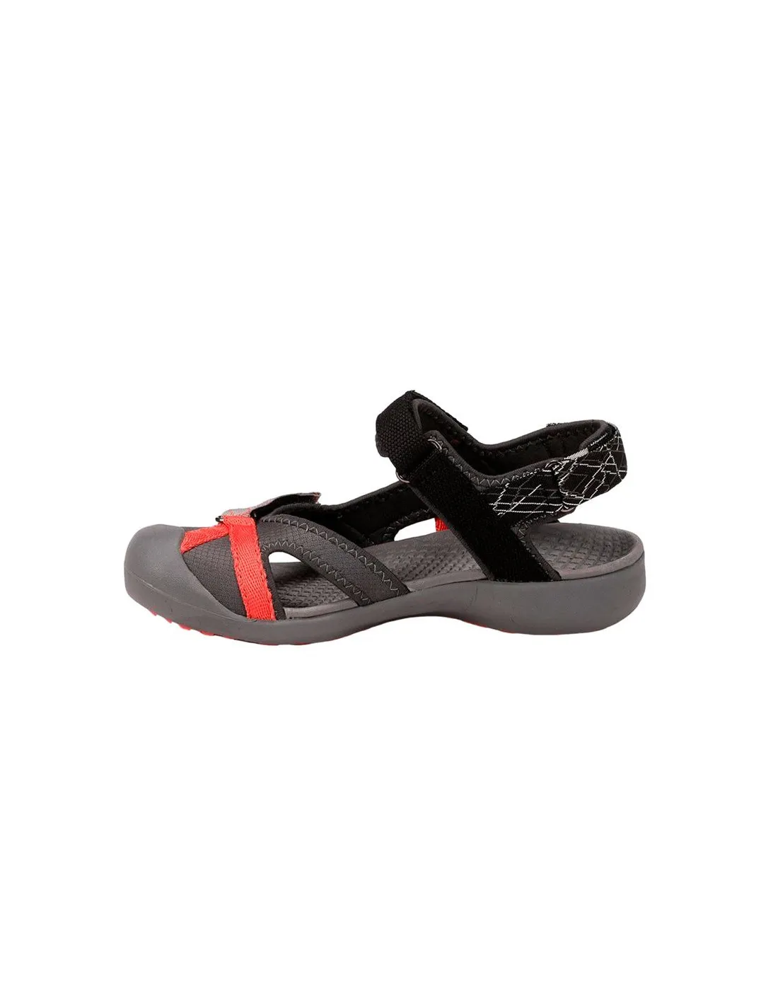 Sandalias de Montaña Chiruca Palmera 18 Mujer Negro/Naranja