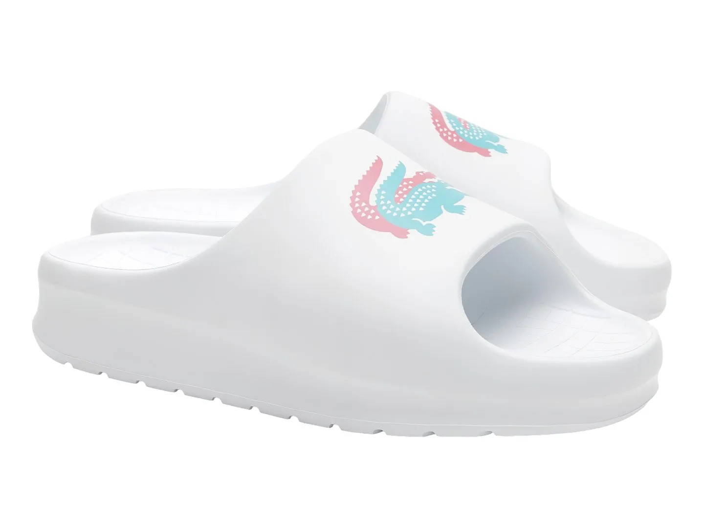 Sandalias Lacoste Croco   Blanco Para Mujer