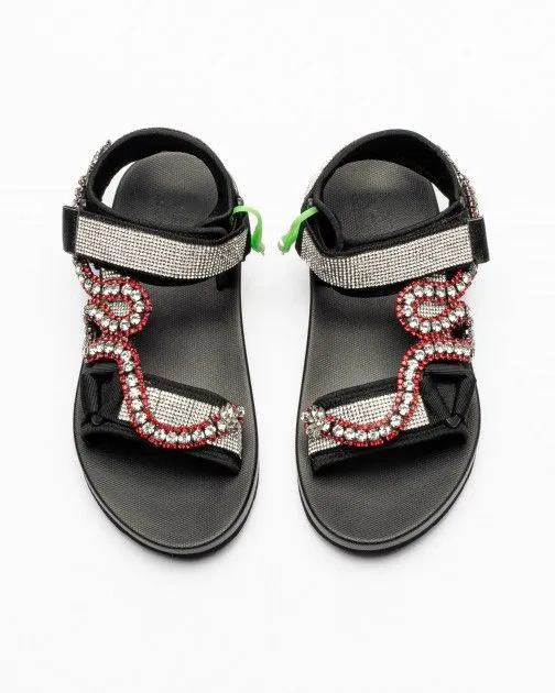 SANDALIAS NANKU COUTURE NKS40 NEGRO
