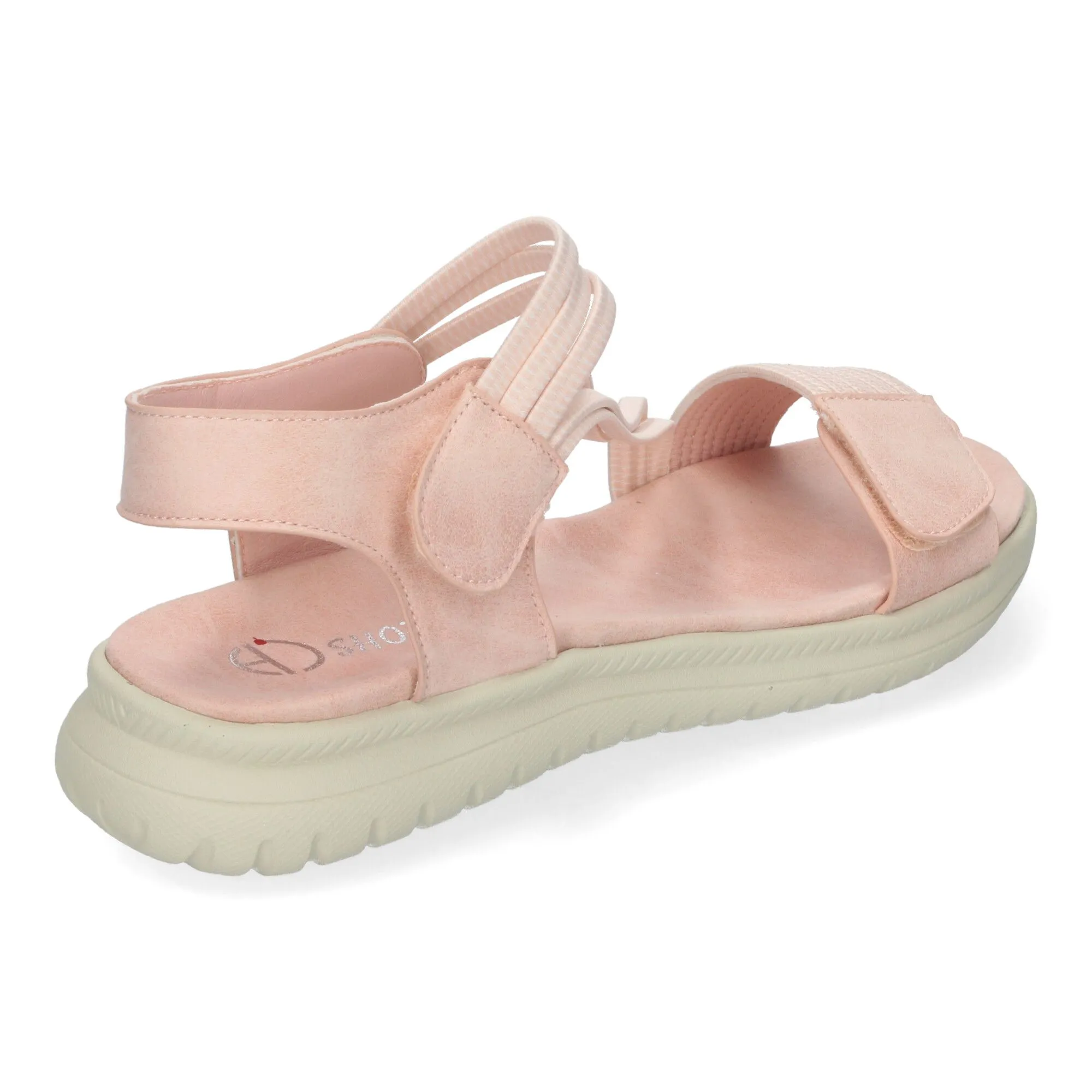 SANDALIAS PLANAS CóMODAS CIERRE VELCRO MUJER COLOR ROSA FZ2326