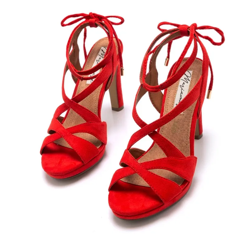 Sandalias Vestir de Mujer MARIAMARE 68342 Rojo 54679