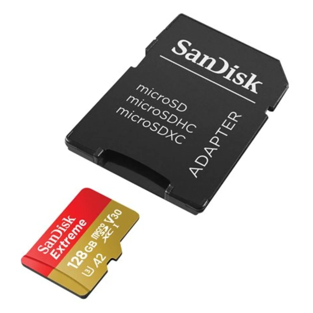 SANDISK TARJETA DE MEMORIA 128GB CON ADAPTADOR MICROSDXC A SD, SDSQXAA128GGN6AA