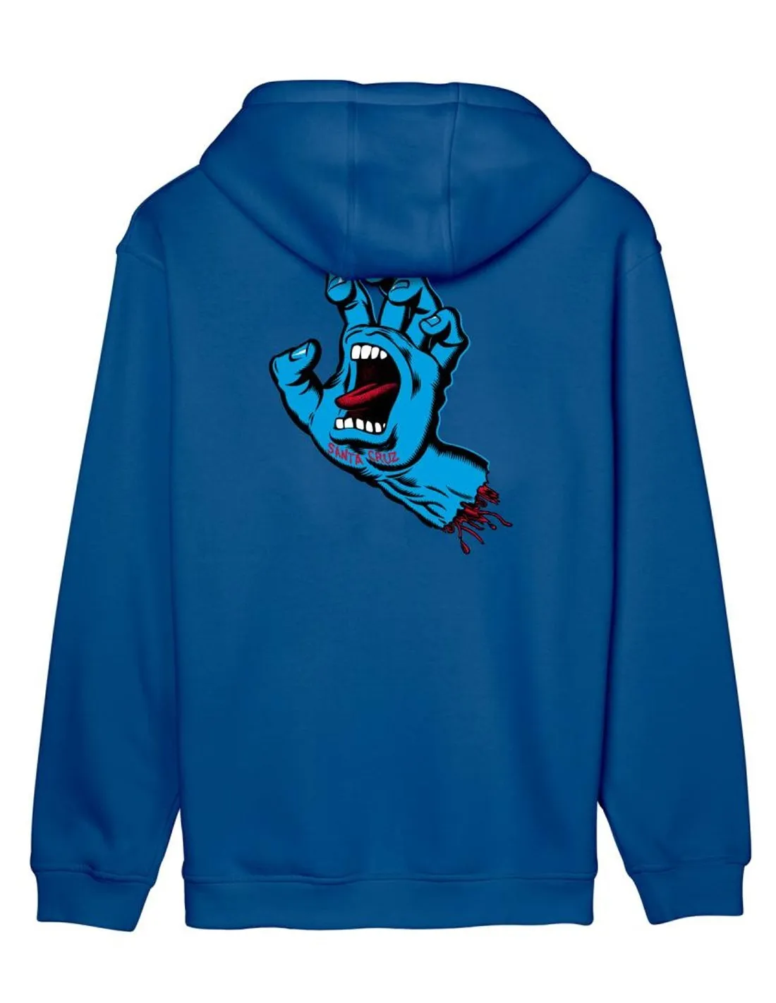 SANTA CRUZ SCREAMING HAND CHEST  COBALT  SUDADERA CON CAPUCHA