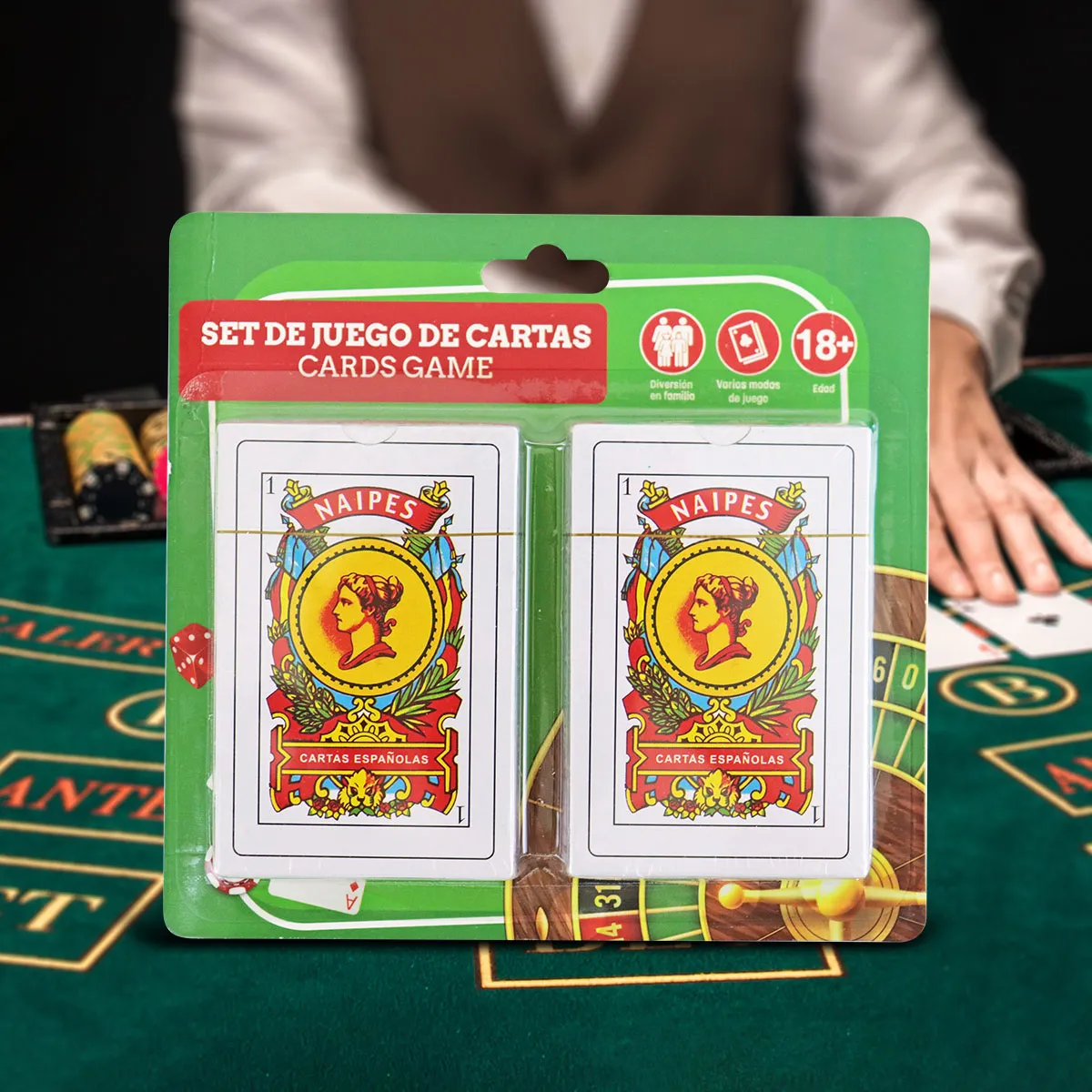 Set de Juego de Cartas Espaolas