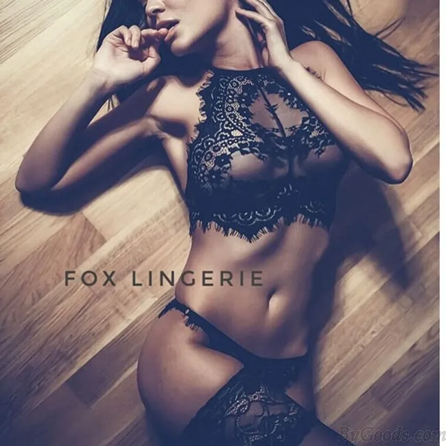 Sexy Halter Babydoll Women's Lace Lingerie See Through Lingerie 