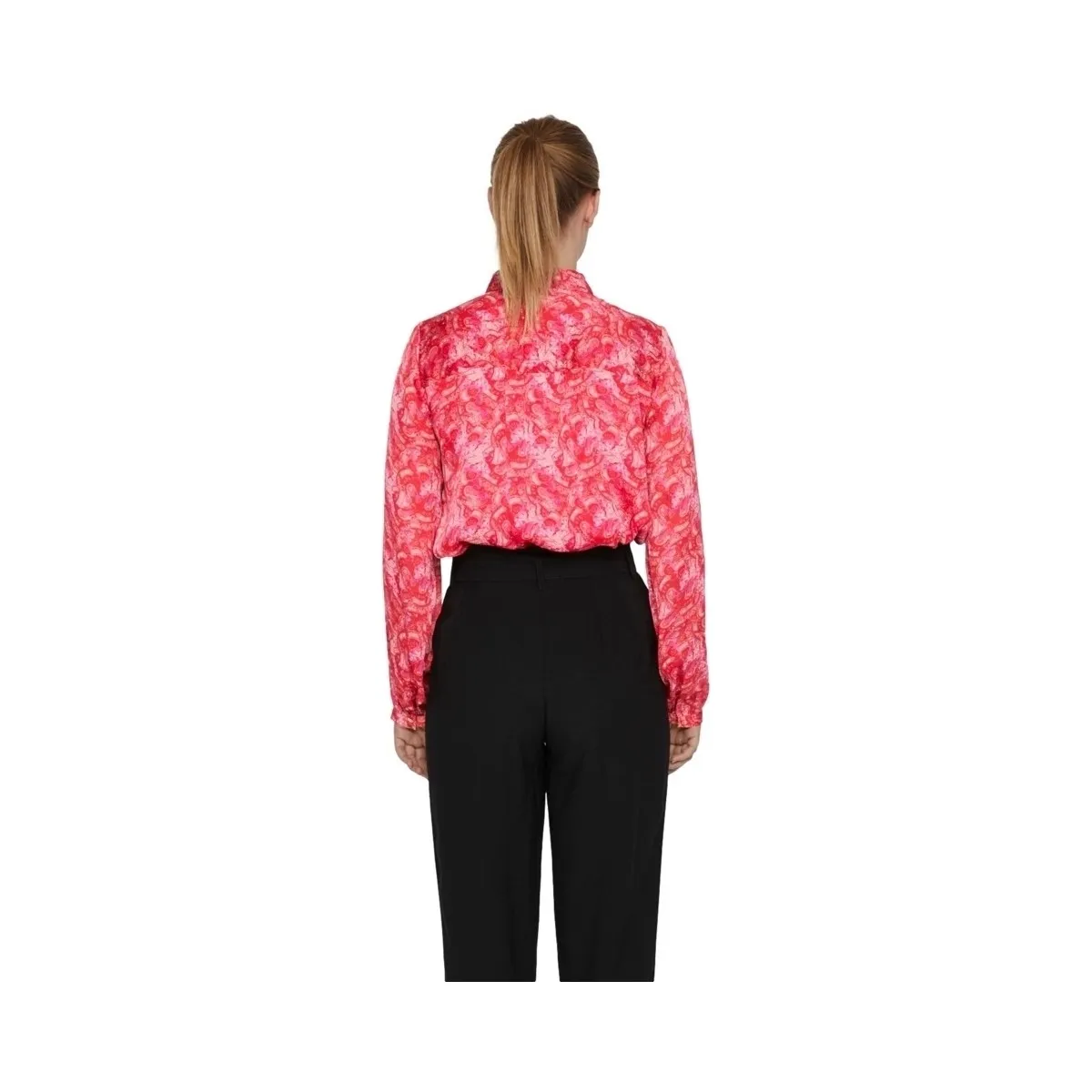 SHIRT LAYLA VIE L/S  PINK YARROW