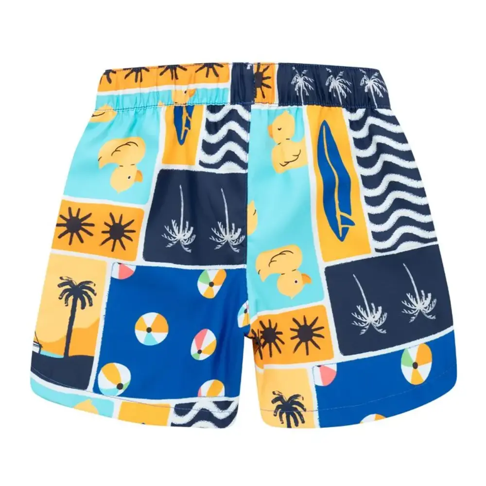 Short de playa doble faz con cordón funcional