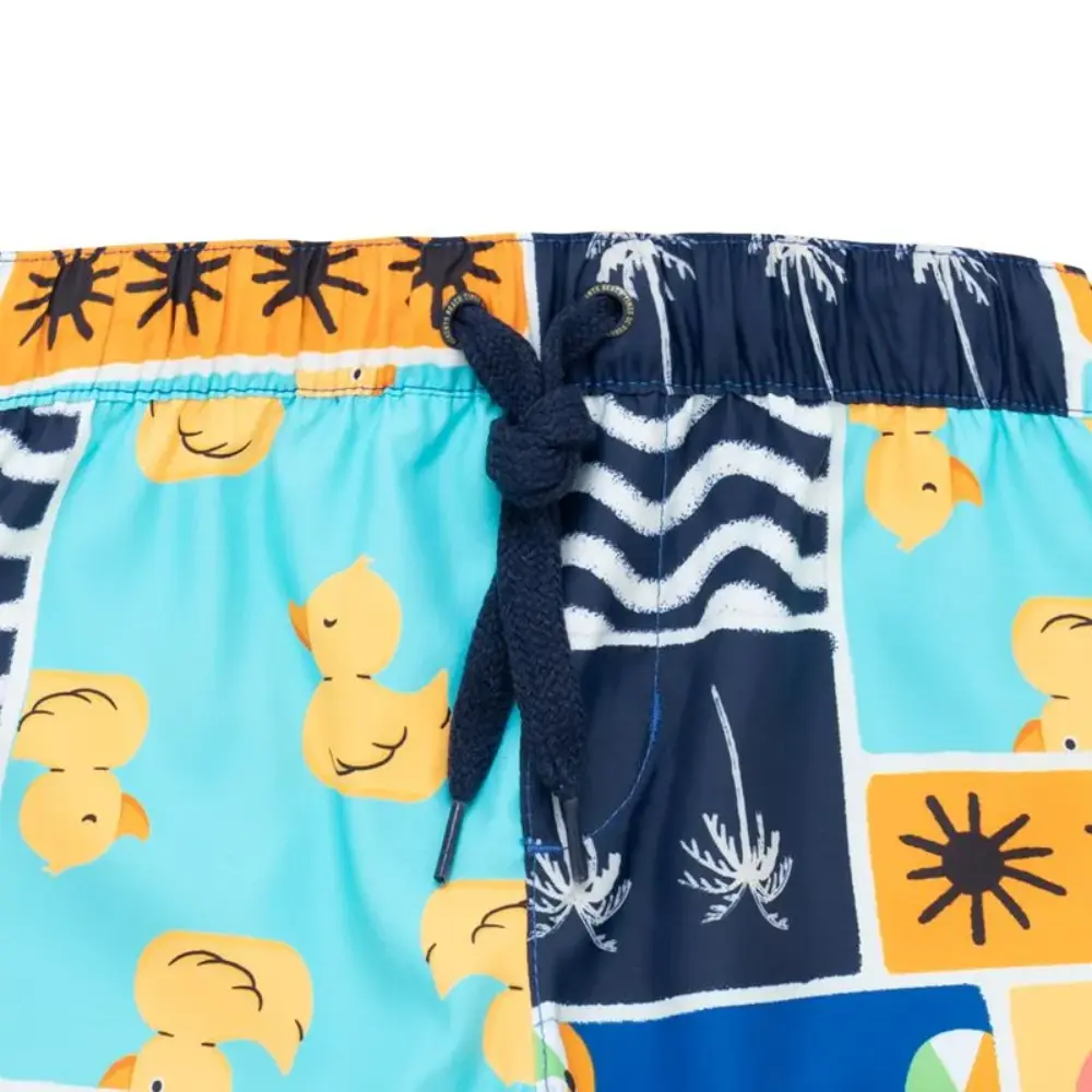 Short de playa doble faz con cordón funcional