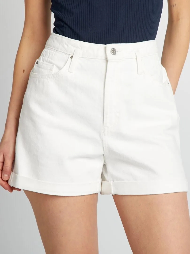 SHORT VAQUERO  BLANCO