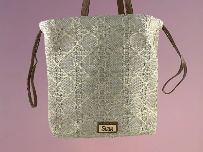 Simó Sastre | Bolso shopping orgánico, vegano y artesanal Algodón Kelly