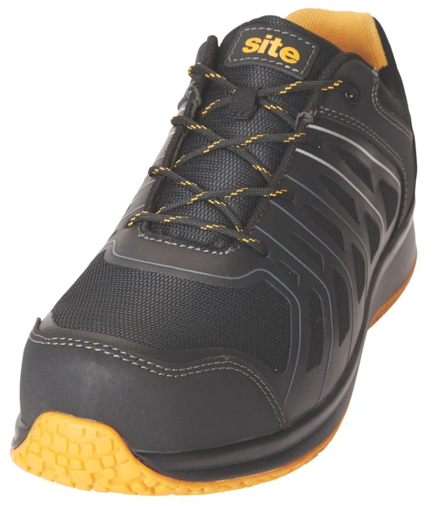 Site Edenite, zapatillas de seguridad, negro/gris, talla 43