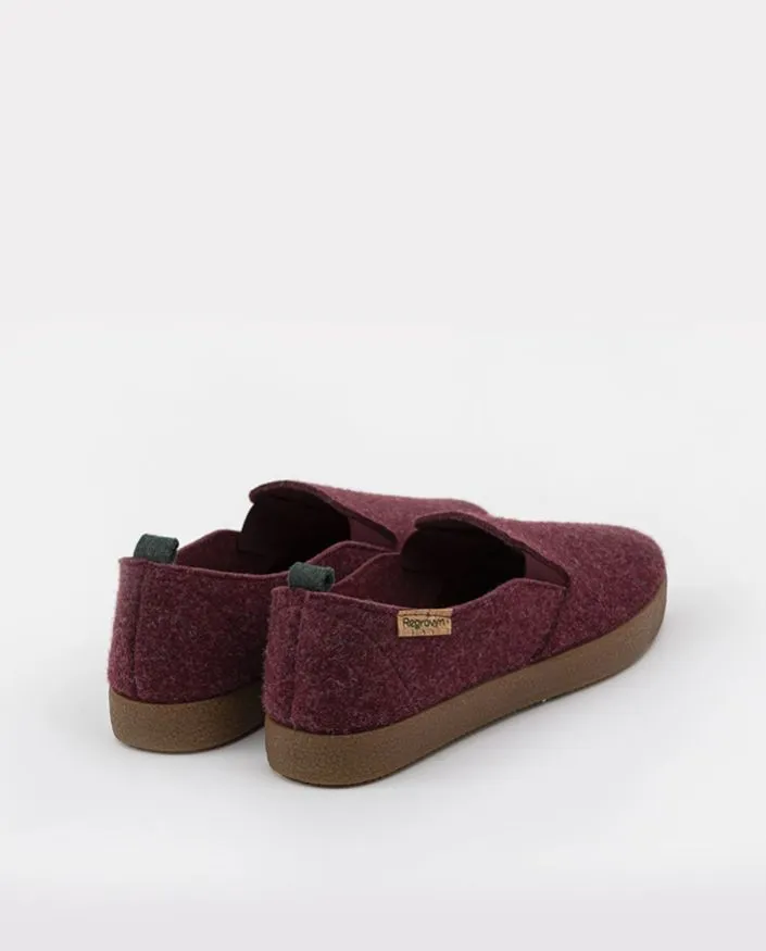 SLIPON ECO FRIENDLY DE INVIERNO ROJAS ACACIA CRAB BURDEOS