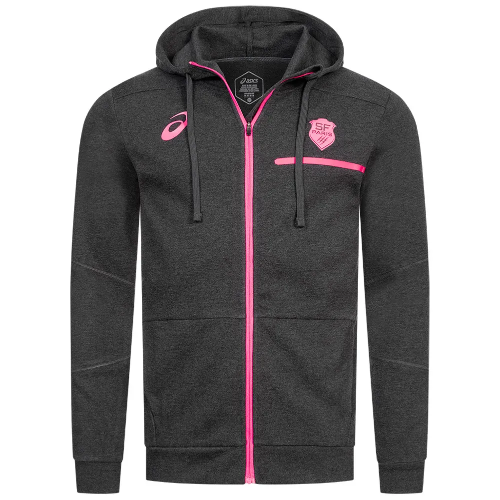 STADE FRANçAIS ASICS HOMBRE SUDADERA CON CREMALLERA Y CAPUCHA 2111A082021