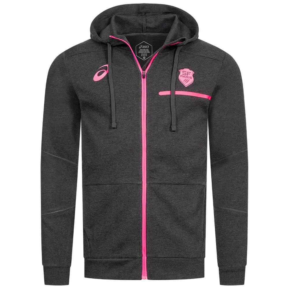 STADE FRANçAIS ASICS HOMBRE SUDADERA CON CREMALLERA Y CAPUCHA 2111A082021
