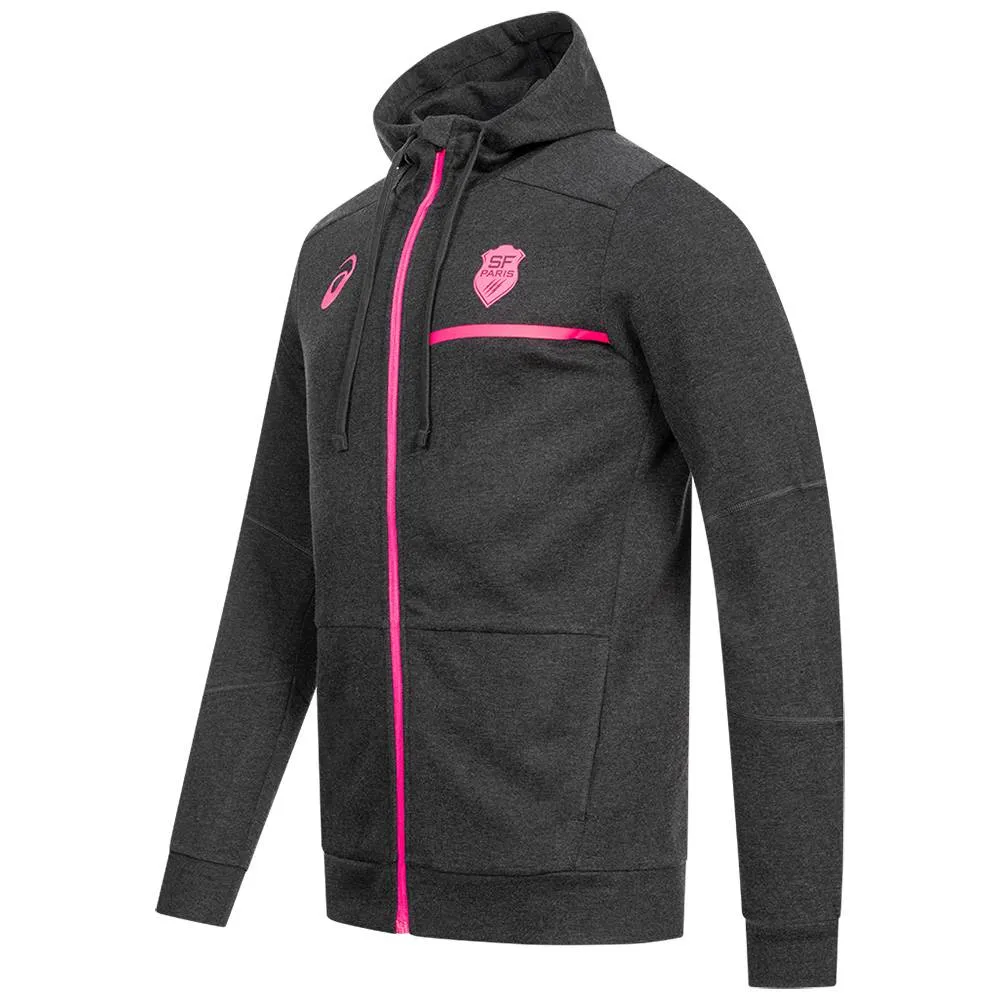 STADE FRANçAIS ASICS HOMBRE SUDADERA CON CREMALLERA Y CAPUCHA 2111A082021