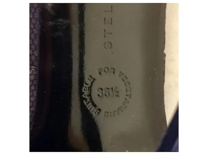 Stella Mc Cartney Eslingas con punta abierta, Stella McCartney Negro Bronce 