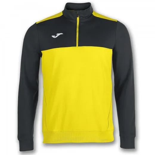 SUDADERA 1/2 CREMALLERA WINNER AMARILLONEGRO