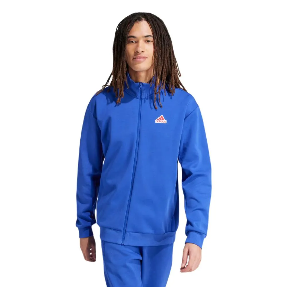 SUDADERA ADIDAS M FUTURE ICONS BADGE OF SPORT OLY AZUL IS9595